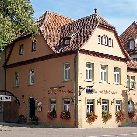Hotel Gasthof Roedertor Rothenburg ob der Tauber Exterior photo